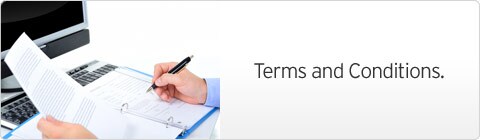 Terms and Conditions.