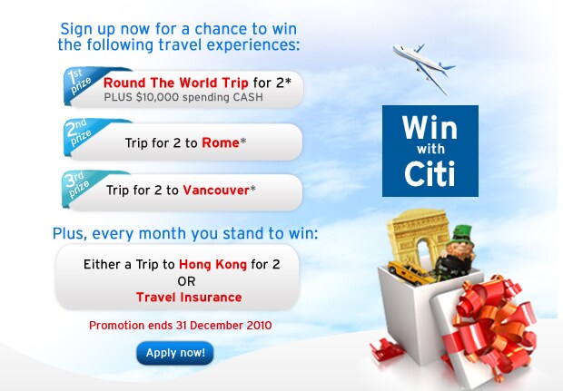 Sign up now for a chance to win the following travel experiences