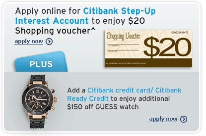Apply online for Citibank Step-Up Interest Account to enjoy 2 Golden Village Movie Passes