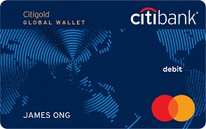 Citigold debit Mastercard