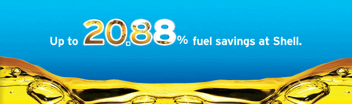 Up to 20.88% fuel savings at Shell.