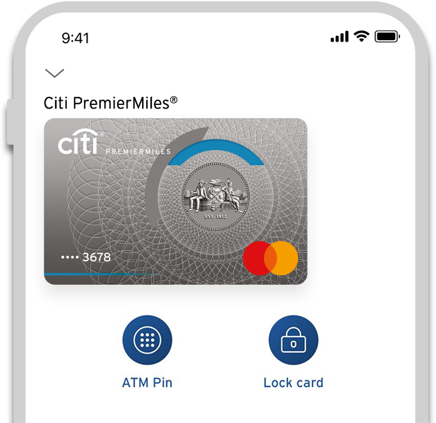 Citi PremierMiles Card Travel Credit Card Citibank Singapore