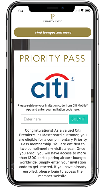 Priority Pass Lounge With Citi Premiermiles Card Citibank Singapore