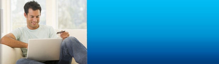 A Citi user paying his bill online.