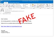 Be aware of emails claiming to be Citi